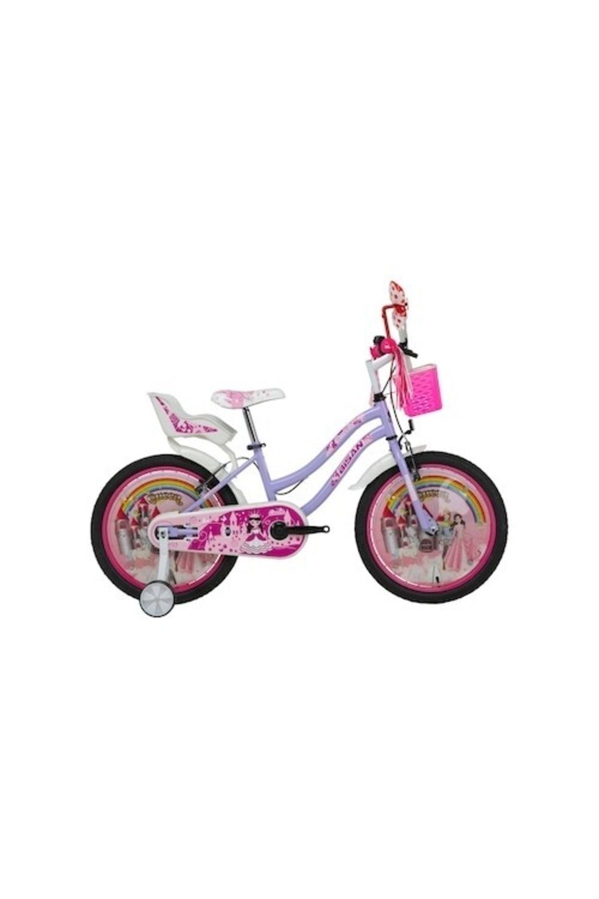Queen Kız Çocuk Bisikleti 28cm V 20 Jant Lila Pembe
