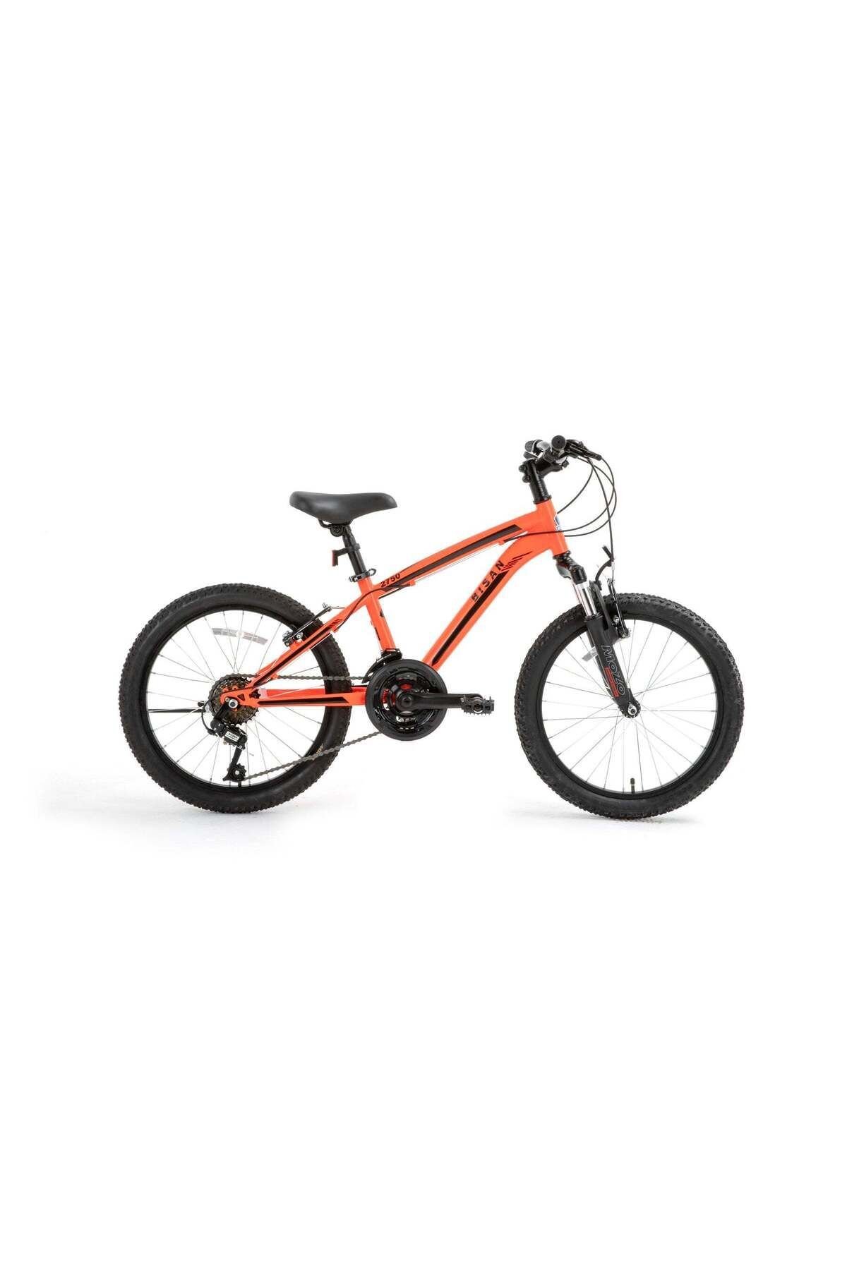 BİSAN KDS 2750 ÇOCUK BİSİKLETİ 29 CM V FREN 20 JANT 18 VİTES NEON TURUNCU SİYAH