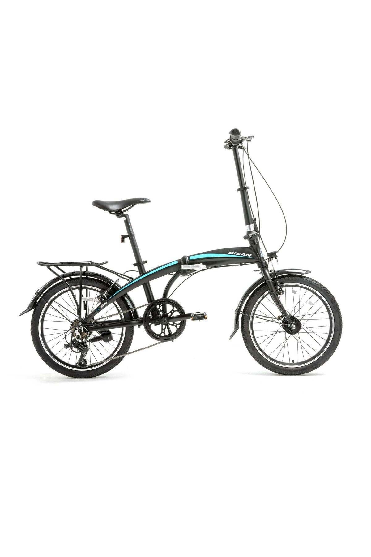 BİSAN FX 3500 TRN KATLANIR BİSİKLET MAT SİYAH Kadro: 32 CM Vites: 1x7 20''BLC