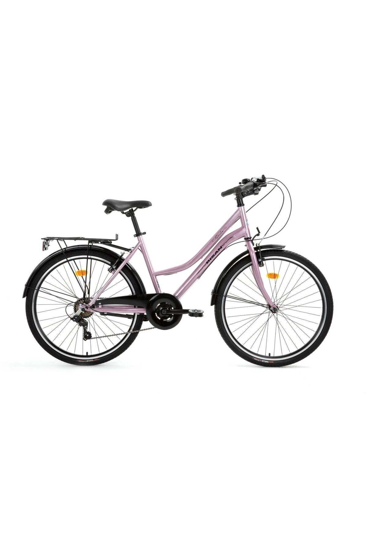 BİSAN SMILE pembe 44 CM 1x7 VİTES Tekerlek: 28'' blcRengi: SİYAH