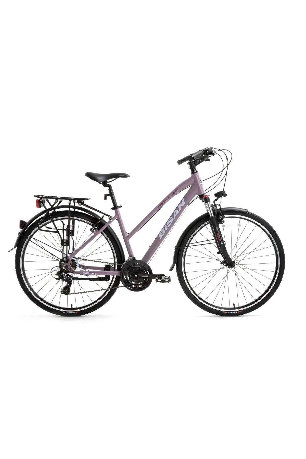BİSAN TRX 8200 CITY MAT MOR 17,5''CM 3x7 VİTEs 700C jant şehir bisikleti blc