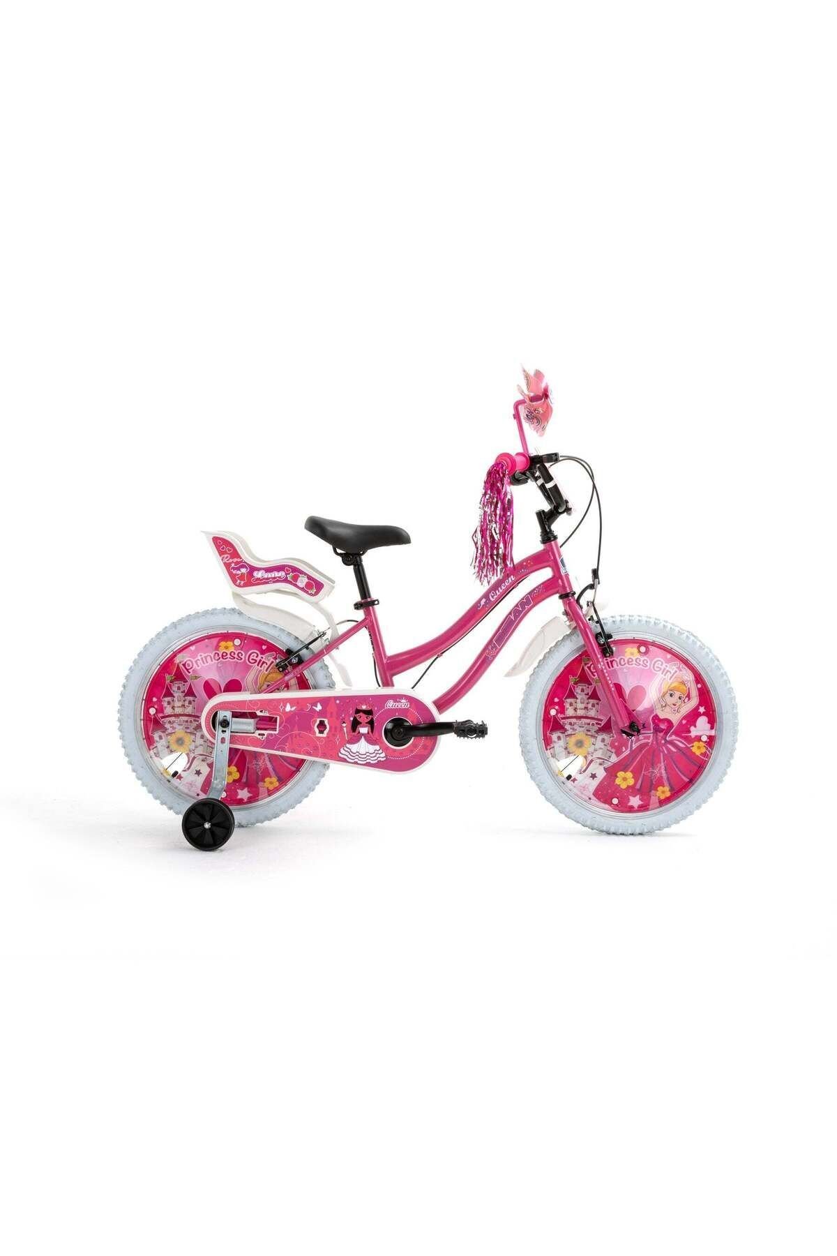 BİSAN QUEEN PEMBE 30 CM 1x1 VİTES 20jant ÇOCUK BİSİKLETİ blc