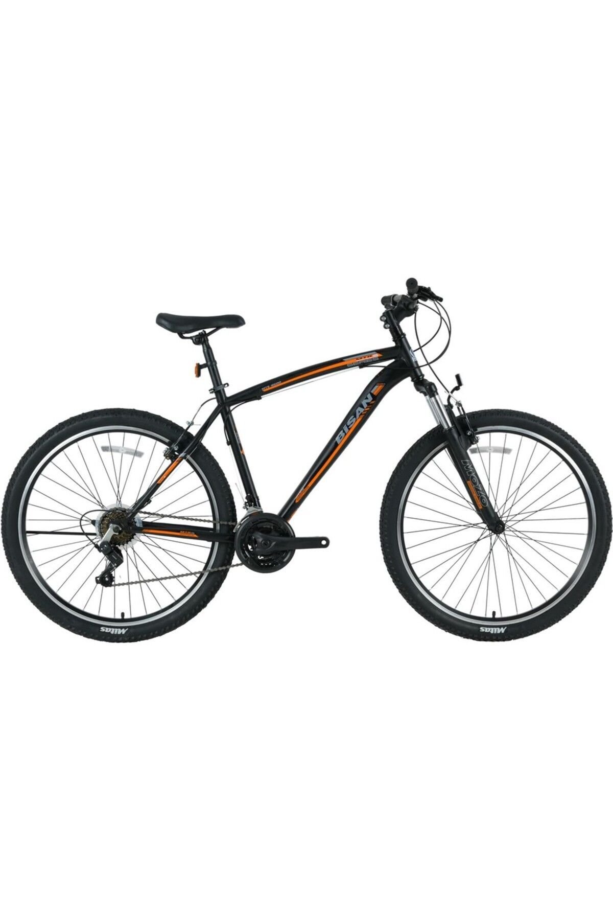BİSAN MTS 4600 SİYAH TURUNCU DAĞ BİSİKLETİ 26 JANT 18-46 CM KADRO 3X7 VİTES BLC