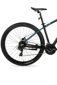 2024 Bisan MTX 7200 26'' Dağ Bisikleti Siyah Mavi, 39.5 cm Alüminyum Kadro, 24 Vites, M Disk Fren