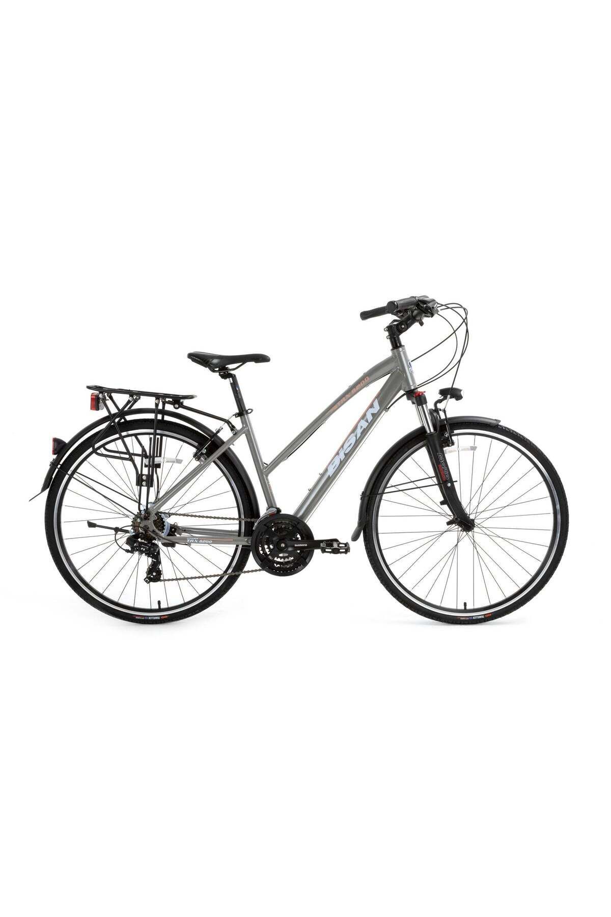 BİSAN TRX 8200 CITY GRİ 17,5cm 3x7 VİTES 700C jant blc şehir bisikleti