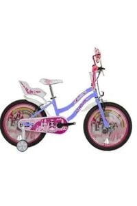 BİSAN QUEEN KIZ ÇOCUK BİSİKLETİ 30CM V 20 JANT METALİK LİLA PEMBE