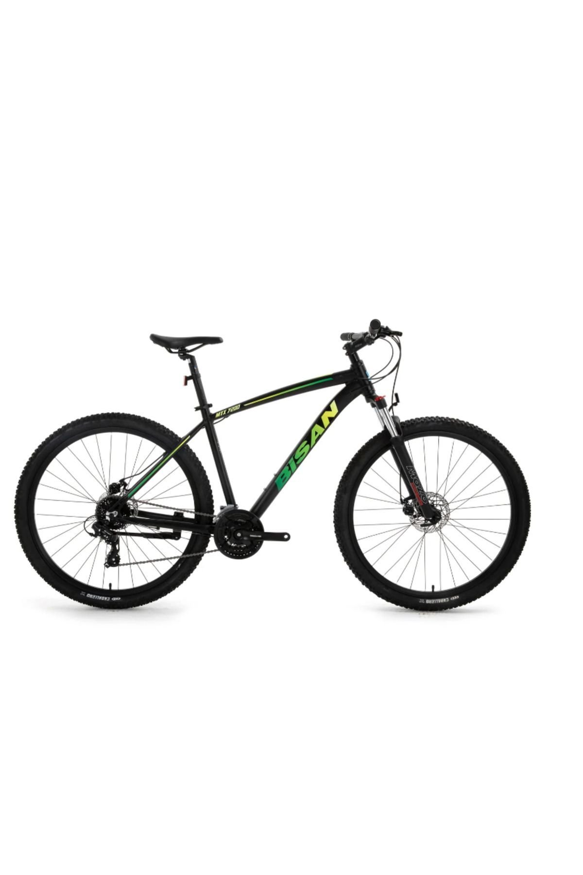 MTX 7200 Mat Siyah/Yeşil 43cm kadro 26'' jant 24 Vites Dağ Bisikleti