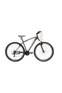 LEON V fren 24'' jant 34cm kadro  Mat Gri/Turuncu Dağ Bisikleti