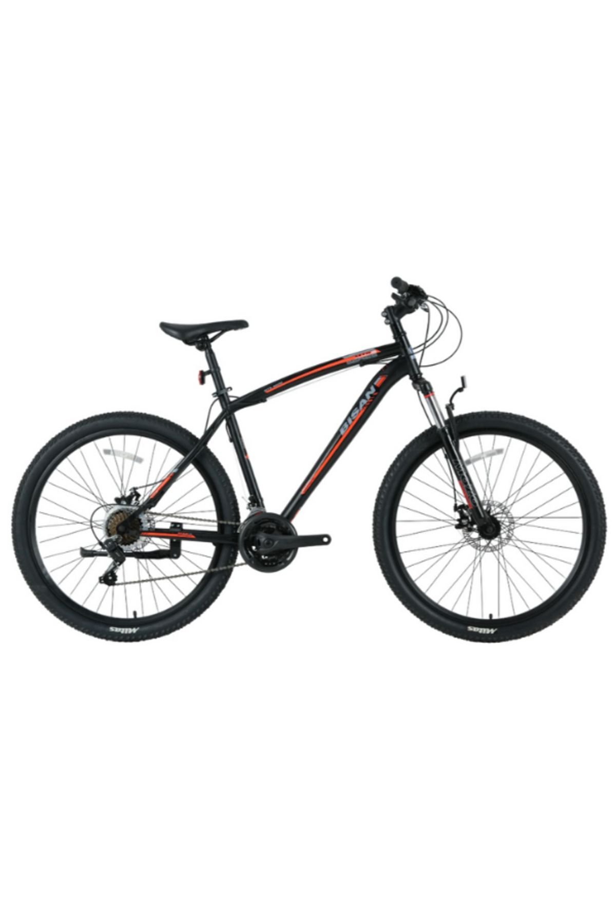 BİSAN MTS 4600 ERKEK DAĞ BİSİKLETİ 46 CM MD 26 JANT 21 VİTES MAT SİYAH TURUNCU