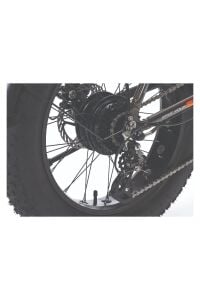 Voniq E Fat Bike Katlanır Elektirikli Bisiklet GRİ