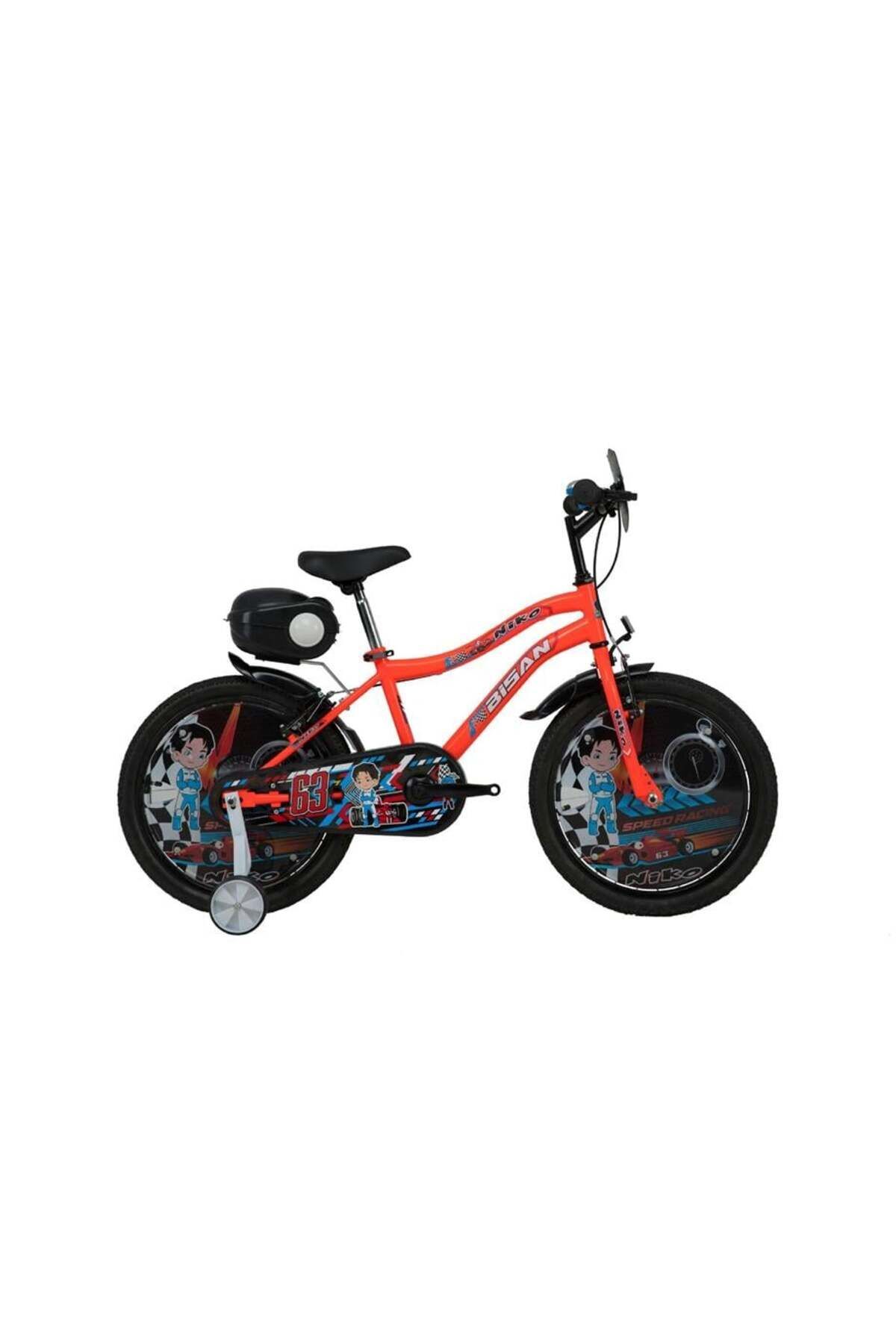 BİSAN NIKO ERKEK ÇOCUK BİSİKLETİ 30CM V 20 JANT NEON TURUNCU MAVİ