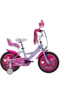 Rose Kız Çocuk Bisikleti 26cm V 16 Jant Metalik Lila Pembe