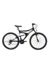 MTS 4300 24 Jant 21 Vites 40 Cm Kadro Dağ Bisikleti - Mat Siyah/Yeşil