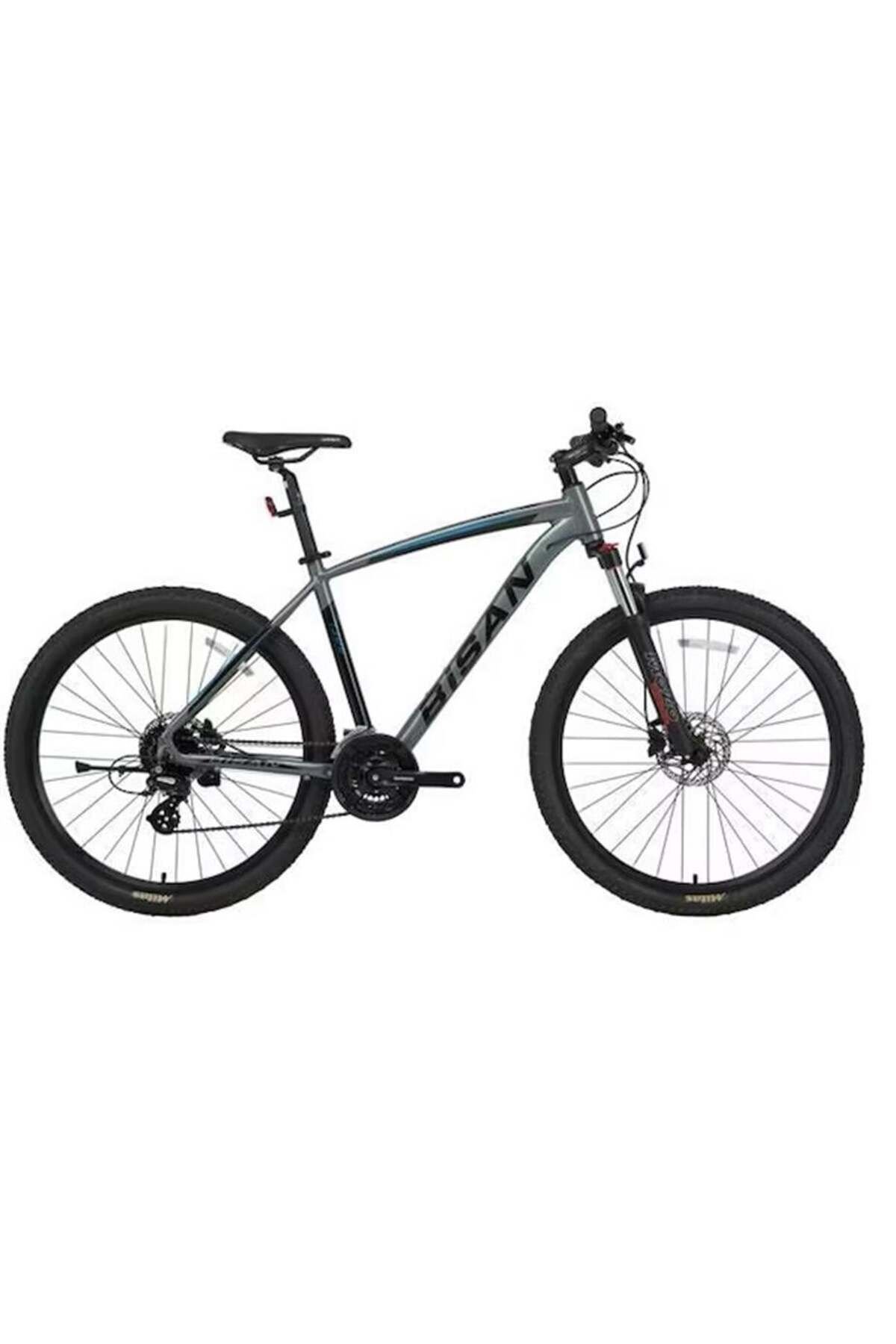BİSAN MTX 7300 ERKEK DAĞ BİSİKLETİ 48CM HD 26 JANT 24 VİTES METALİK GRİ MAVİ