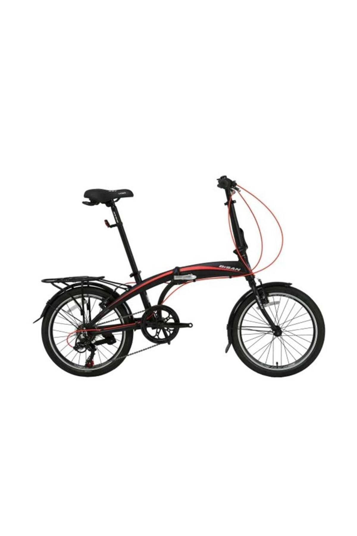 Fx 3500-trn Katlanır Bisiklet 280cm V 20 Jant 7 Vites Siyah Kırmızı