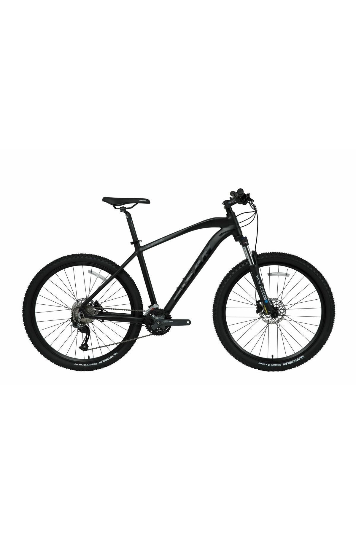 BİSAN MTX 7400 27,5'' 27 Vites HD Dağ Bisikleti MTB - Mat Siyah 19''/48CM