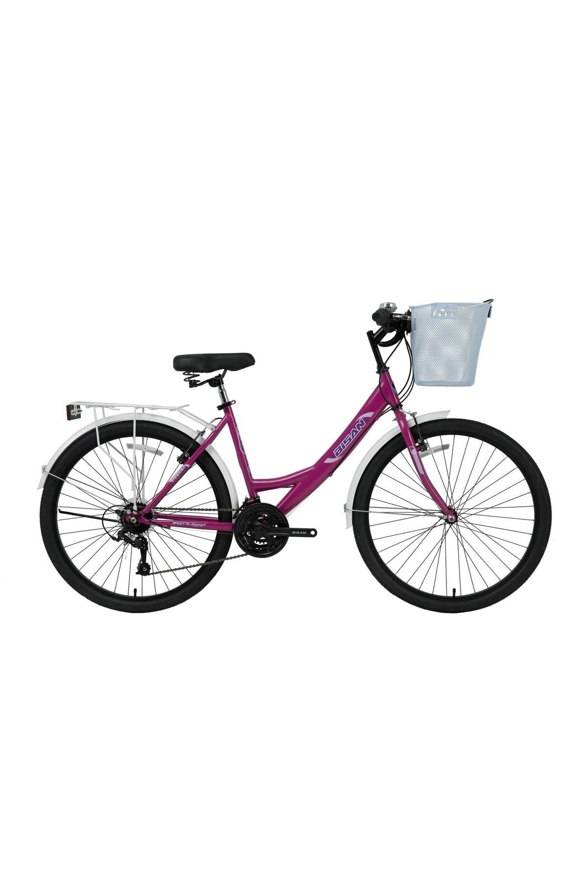 Mabella 24 Jant 42 Cm Kadro 21 Vites Şehir Bisikleti - Metalik Pembe