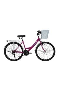 Mabella 24 Jant 42 Cm Kadro 21 Vites Şehir Bisikleti - Metalik Pembe