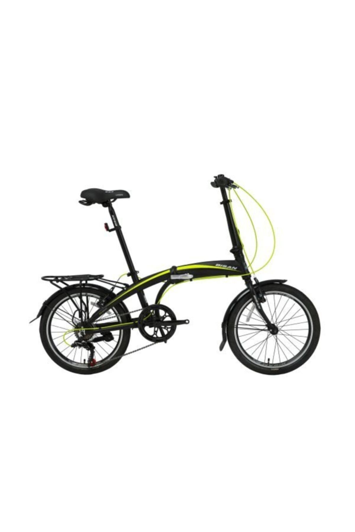 Fx 3500 20'' 6 Vites 31cm Kadro Siyah Yeşil Katlanabilir Bisiklet