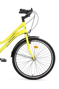 Smile 28'' Şehir Bisikleti Sarı, 44 cm Çelik Kadro, 7 Vites, 2024 Model