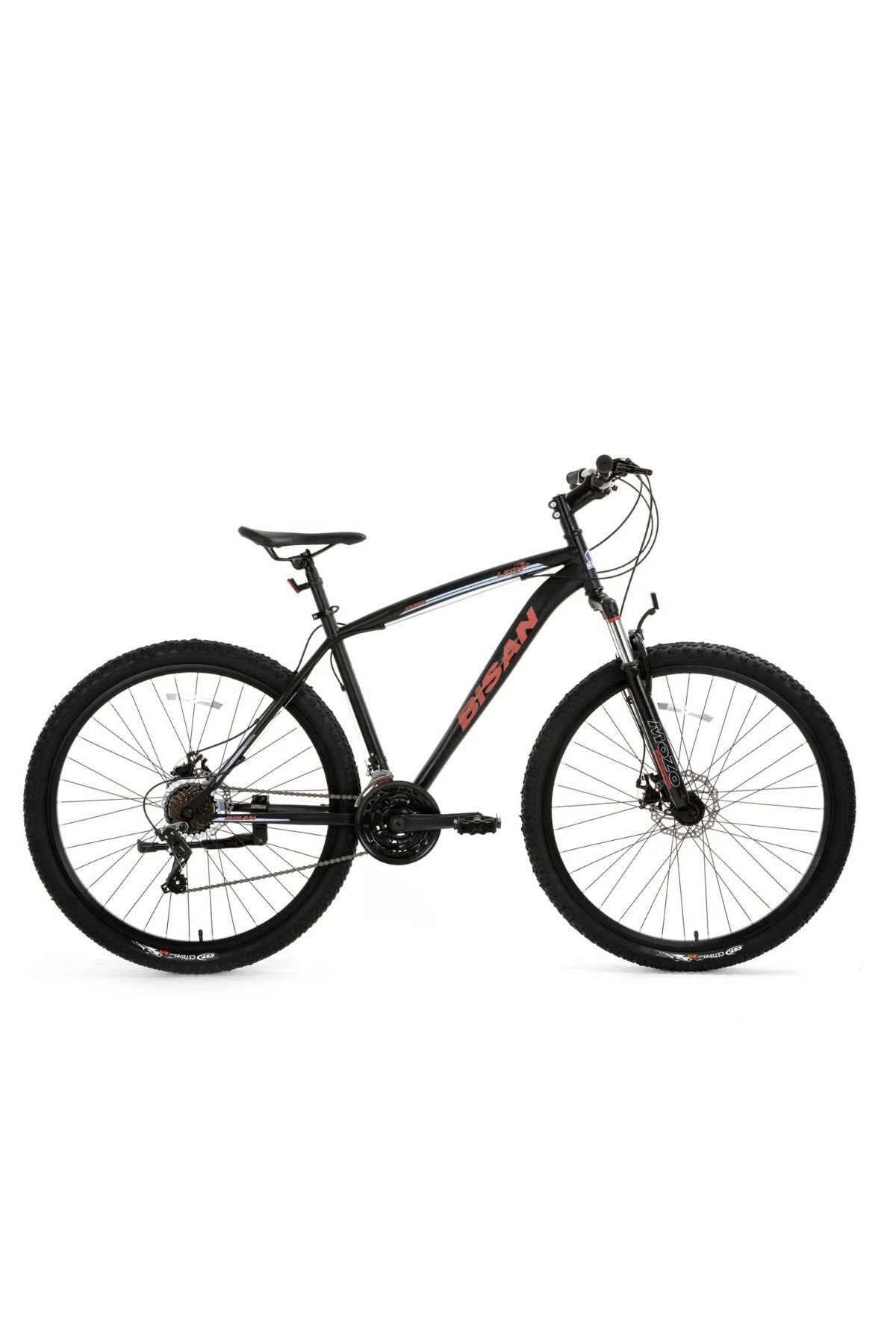 Leon MD 24'' Jant Dağ Bisikleti - Siyah, Mozo Süspansiyon, Mekanik Disk, Shimano Vites