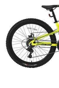 KDX 2800 D 24'' Alüminyum Kadro Mekanik Disk Fren Dağ Bisikleti - Sarı Kadro, 21 Shimano Vites