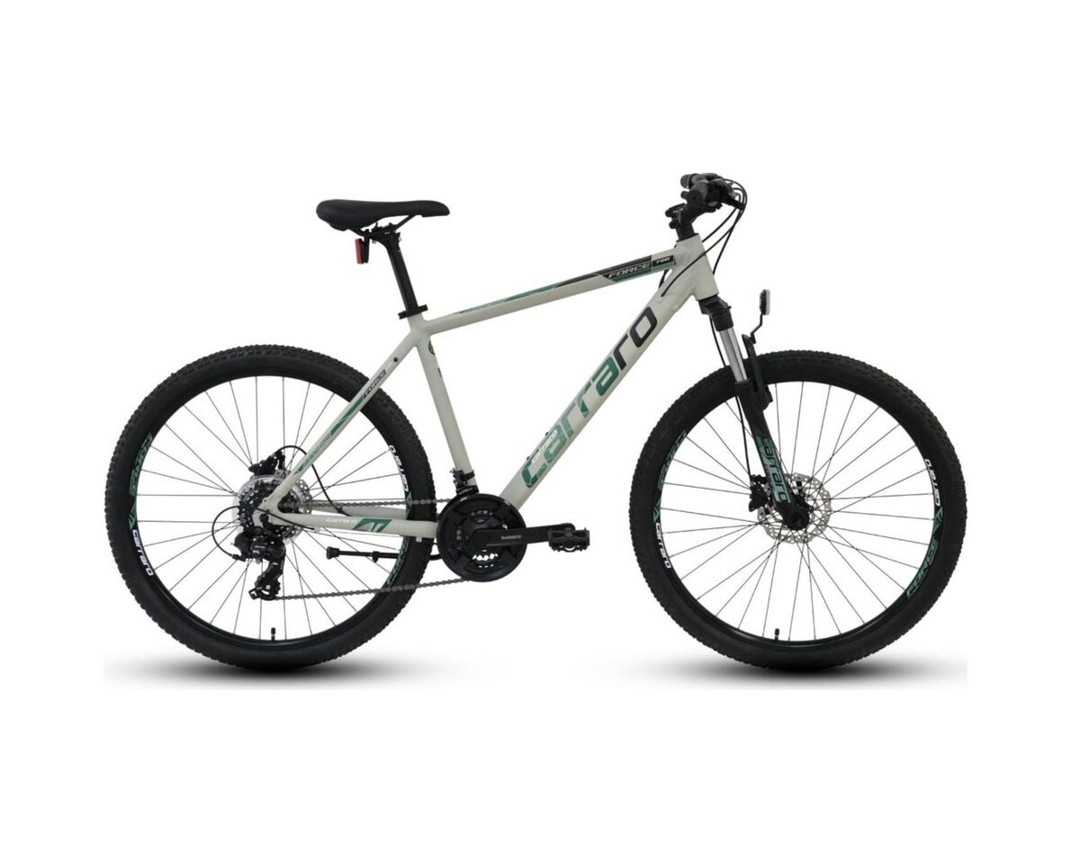 Carraro 27.5 Jant Force 720 Dağ Bisikleti 38 Cm Kadro 21 Vites Hidrolik Disk Fren Mat Gri-yeşil-siyah Blc Bisiklet Çok Renkli