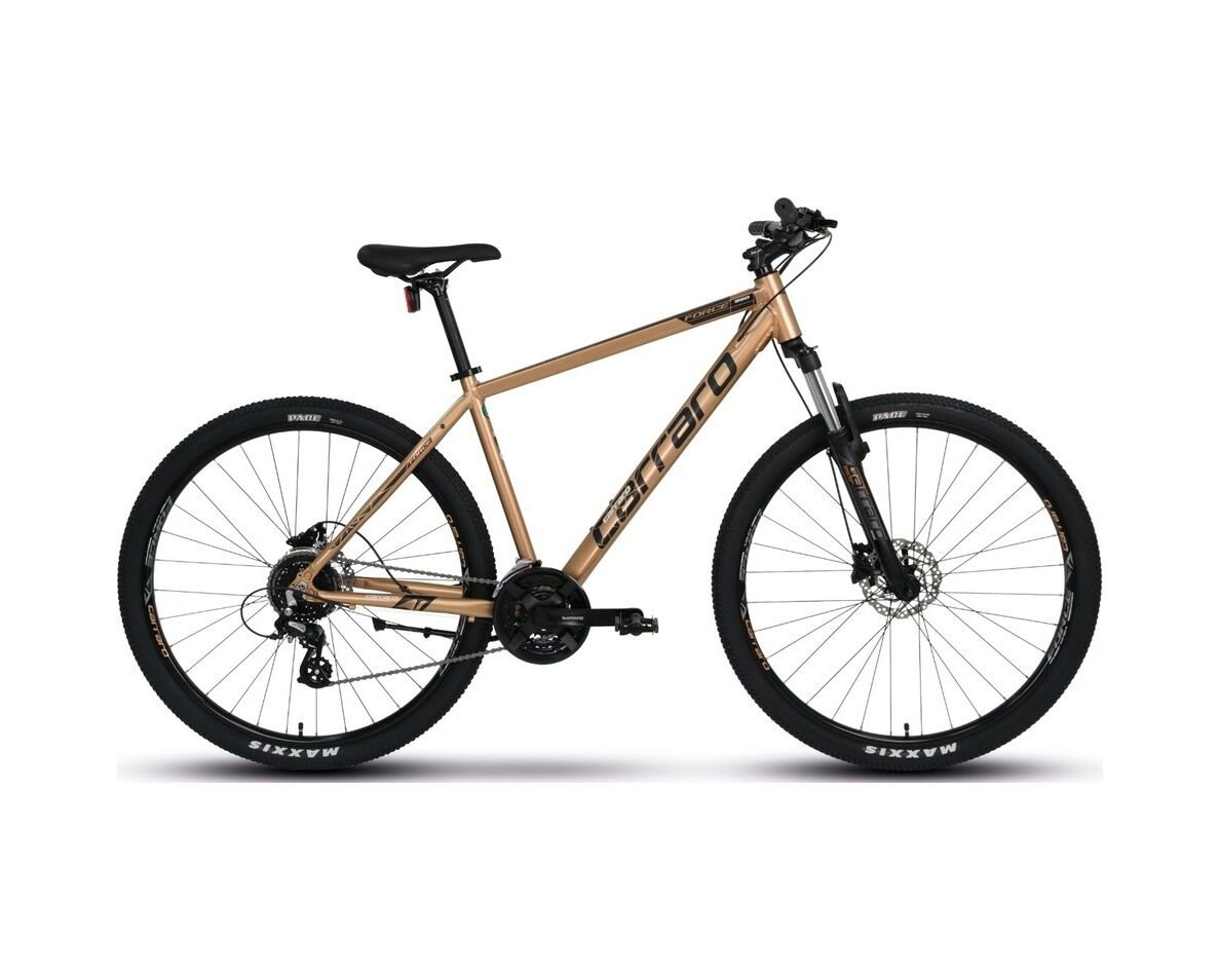 Carraro 26 Jant Force 650 Dağ Bisikleti 43 Cm Kadro 24 Vites Hidrolik Disk Fren Bronz-siyah-beyaz Blc Bisiklet Çok Renkli