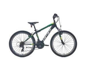 Carraro 24 Jant Speed 240 Dağ Bisikleti 36 Cm Kadro 21 Vites V Fren Mat Siyah-yeşil-koyu Yeşil Blc Bisiklet Çok Renkli