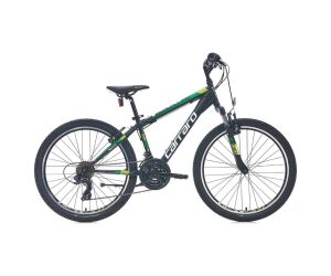 Carraro 24 Jant Speed 240 Dağ Bisikleti 36 Cm Kadro 21 Vites V Fren Mat Siyah-yeşil-koyu Yeşil Blc Bisiklet Çok Renkli