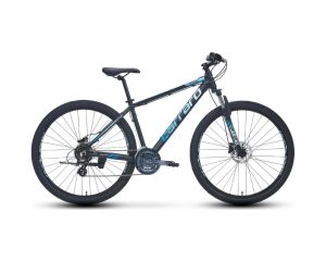 Carraro 27.5 Jant Force 750 Dağ Bisikleti 38 Cm Kadro 24 Vites Hidrolik Disk Fren Mat Siyah-mavi-açık Mavi-gümüş Blc Bisiklet Çok Renkli