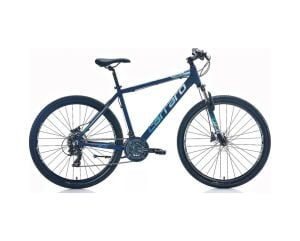 Carraro 27.5 Jant Force 720 Dağ Bisikleti 43 Cm Kadro 21 Vites Hidrolik Disk Fren Mat Koyu Mavi-açık Mavi-gümüş Blc Bisiklet Çok Renkli