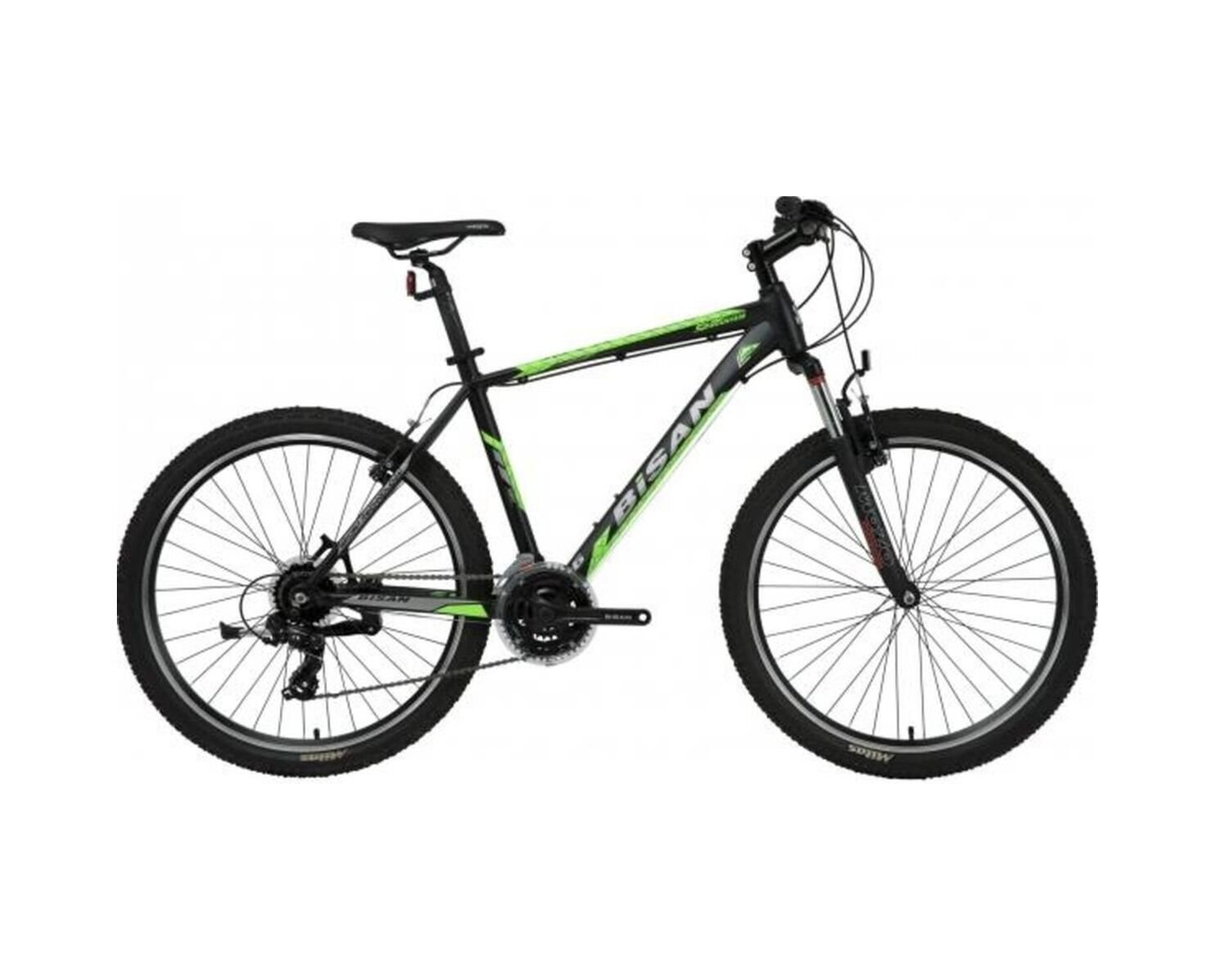 Mtx 7050 27.5 V Fren 48cm Siyah Yeşil Mtb Dağ Bisikleti Standart