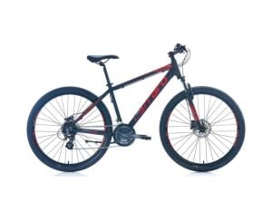 Force 750 Hd 27,5 Jant 24 Vites Dağ Bisikleti - Mat Siyah-kırmızı-gümüş 19'' 48cm Standart