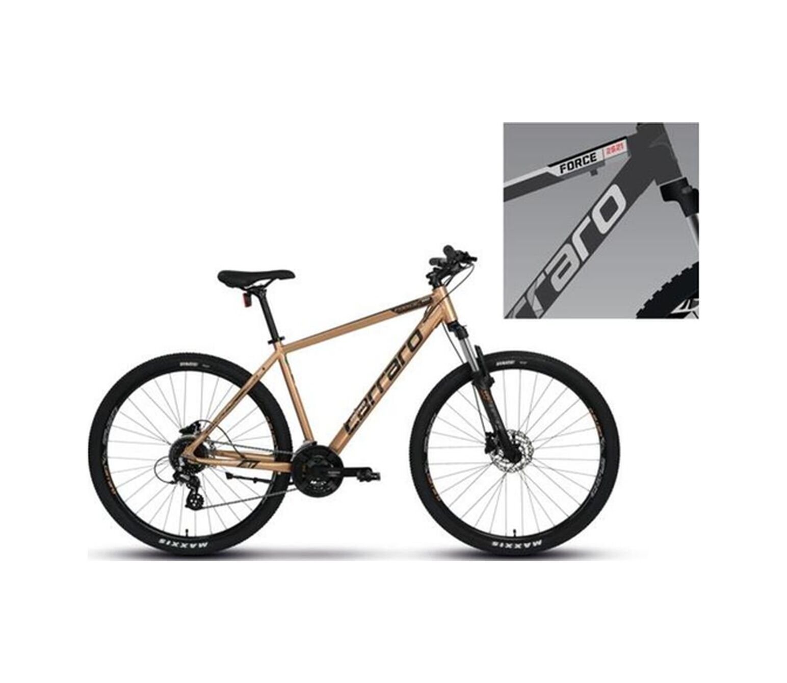 Force 950 Erkek Dağ Bisikleti 440h Hd 29 Jant 24 Vites Mat Antrasit Gri Kırmızı Standart