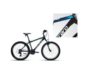 Speed 260 Erkek Dağ Bisikleti 410h V 26 Jant 21 Vites Mat Siyah Mavi Koyu Mavi Standart