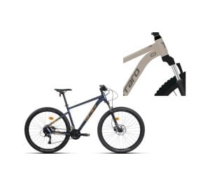 Crx 924 Erkek Dağ Bisikleti 520h Hd 29 Jant 24 Vites Parıltılı Lacivert Bronz Standart