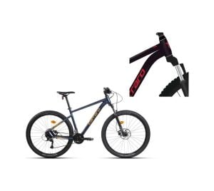 Crx 924 Erkek Dağ Bisikleti 400h Hd 29 Jant 24 Vites Karanlık Mor Kırmızı Standart