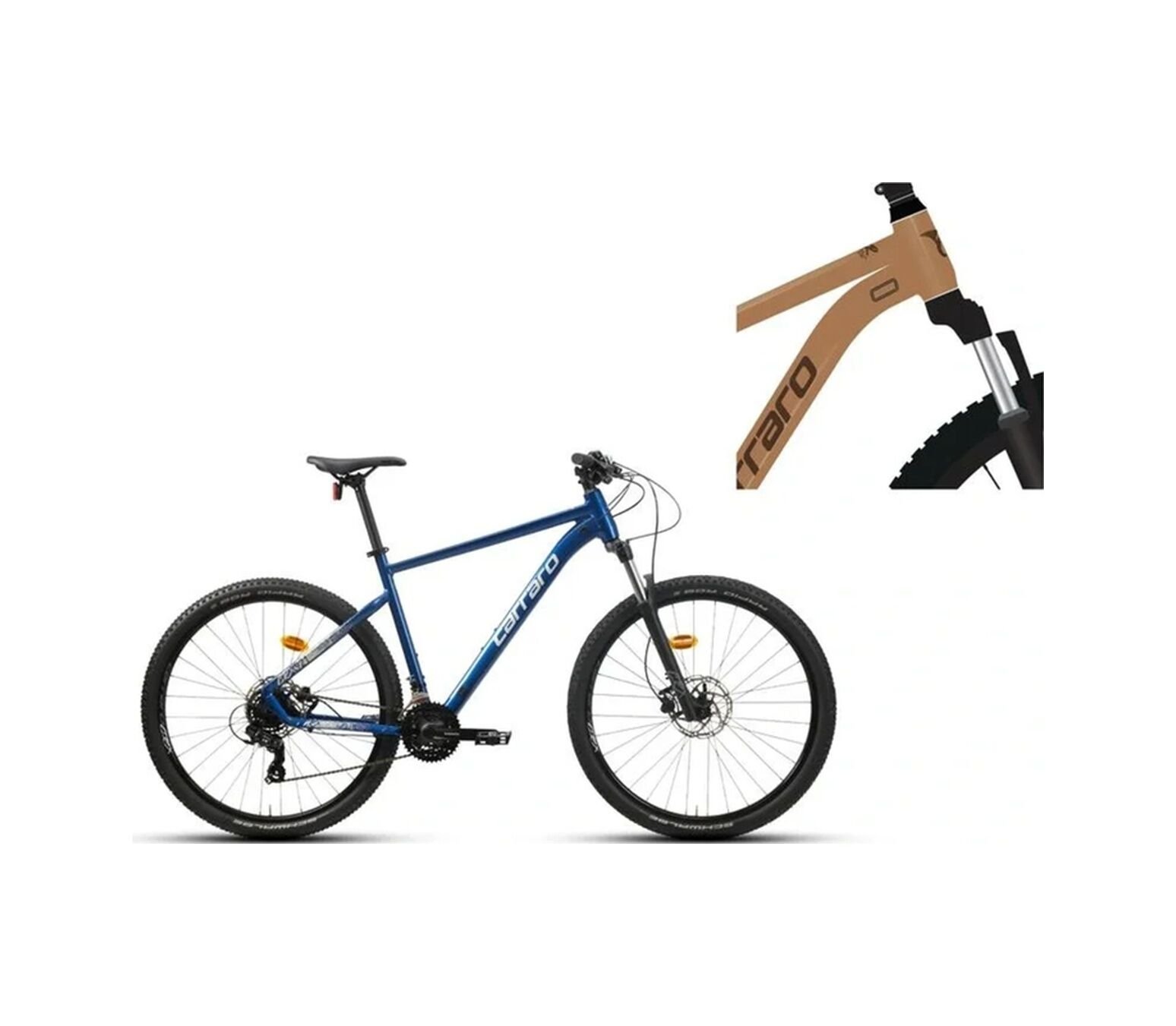 Crx 921 Erkek Dağ Bisikleti 520h Hd 29 Jant 21 Vites Mat Bronz Kahverengi Standart