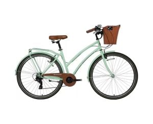 Bisan Serenity S Mint Yeşil 28 Jant Şehir Bisikleti Sepetli Kadın Hafif Kadro Blc Çok Renkli