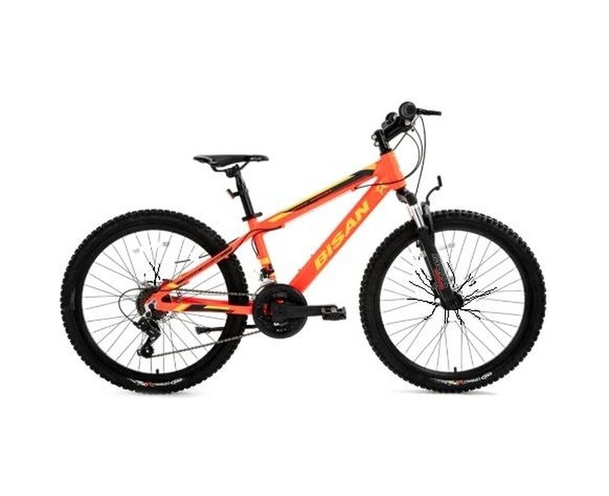 Bisan Kdx 2900 V Fren Turuncu Renk Alüminyum 24 Jant 21 Vites Çocuk Bisikleti Çok Renkli