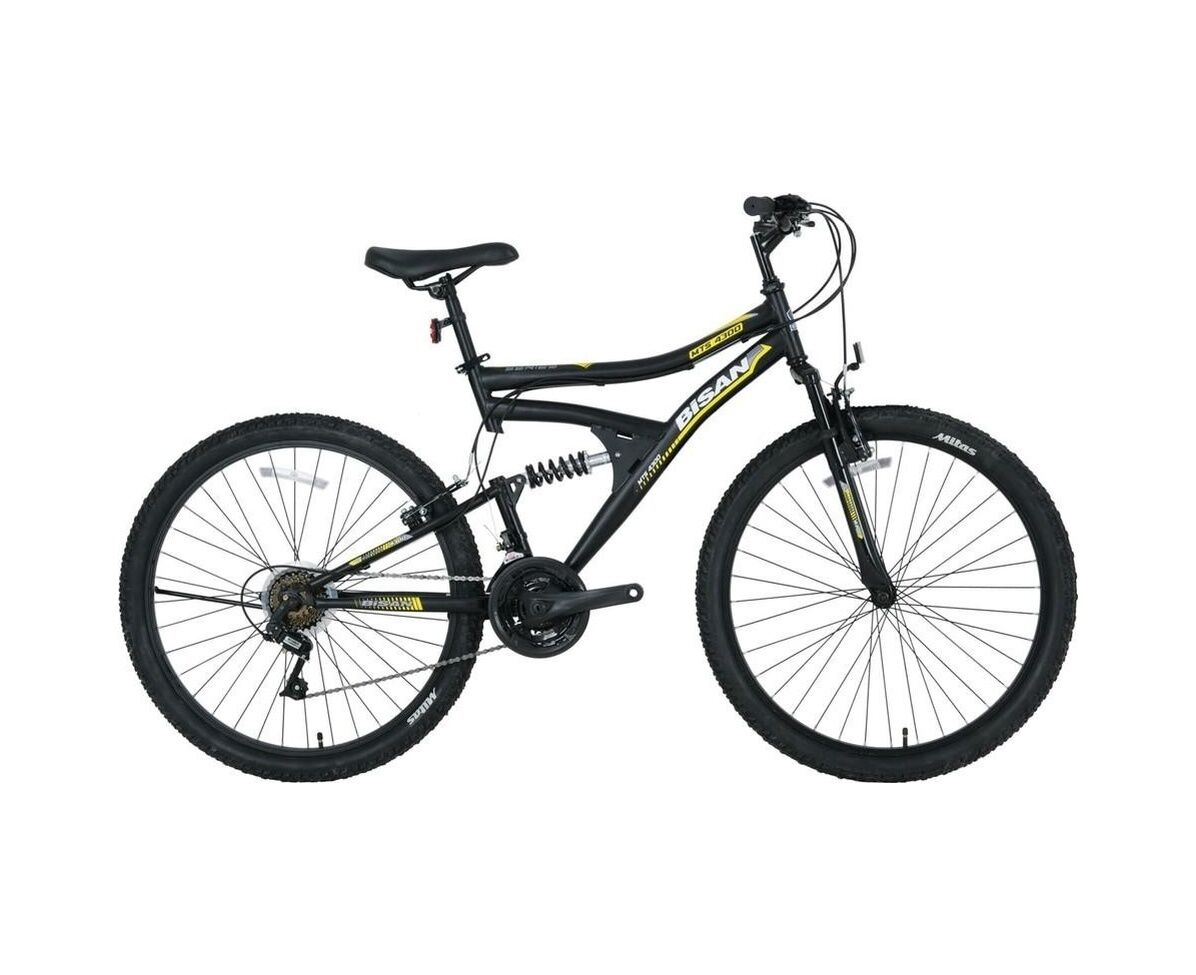 Bisan Mts 4300 24 Jant Dağ Bisikleti Çift Amortisörlü 21 Vites Blc Çok Renkli