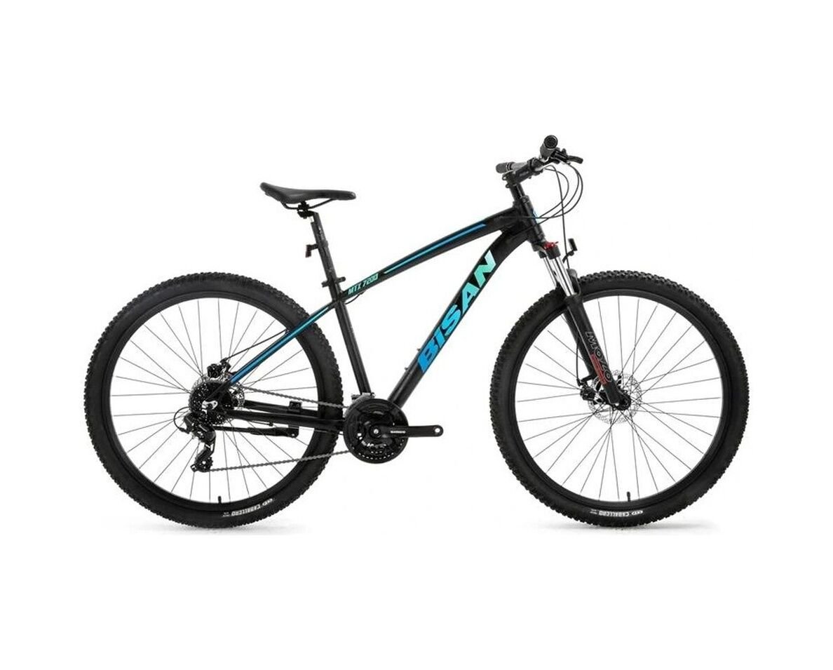 Bisan Mtx 7200 Siyah 27.5 Jant Dağ Bisikleti 24 Vites 43 Cm Hafif Kadro Blc Çok Renkli