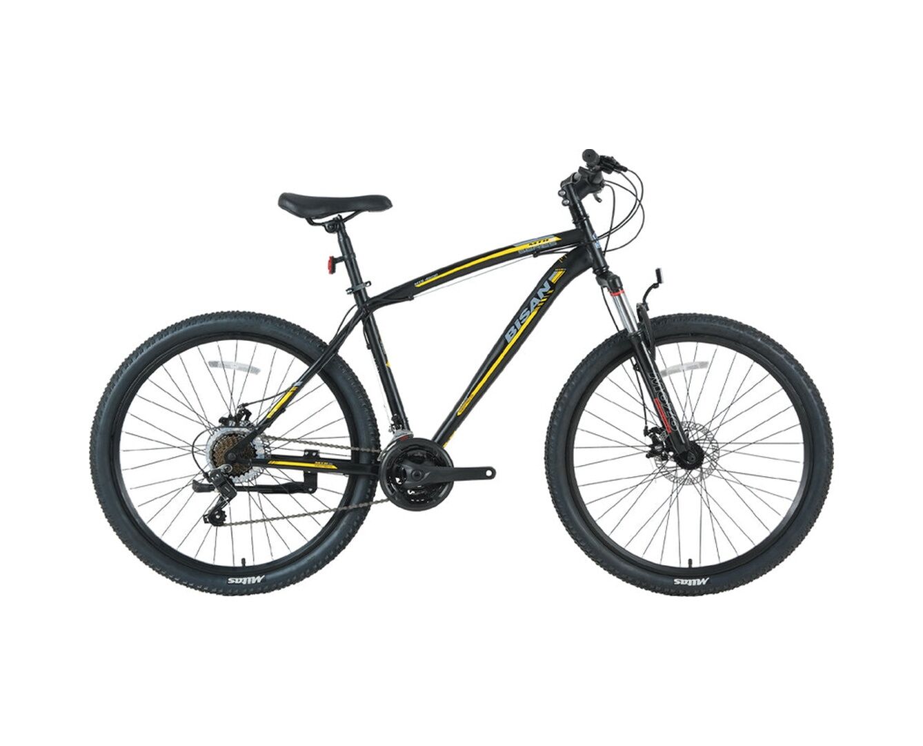 Bisan Mts 4600 Disk Fren 26 Jant 19 - 48 Cm Siyah Sarı 21 Vites Dağ Bisikleti Blc Standart