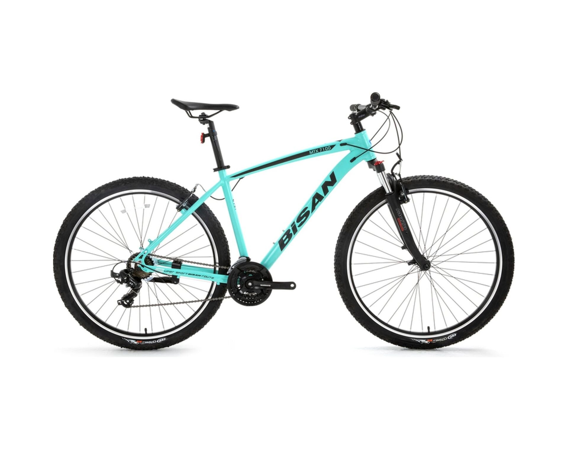 Bisan Mtx 7100 V Fren 15,5-39 Cm 26 Jant 3x7 Vites Turkuaz Alüminyum Dağ Bisikleti Blc Standart