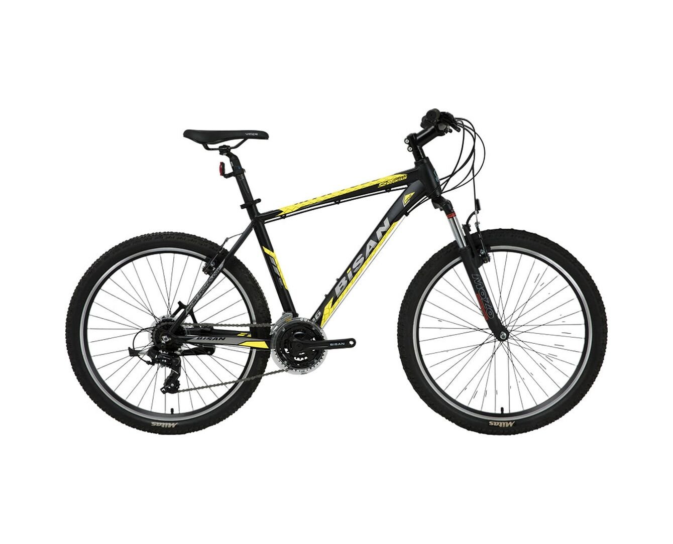 Bisan Mtx 7050 V Brake 19-48 27,5 Jant 3x7 Vites Siyah Sarı Alüminyum Dağ Bisikleti Blc Standart