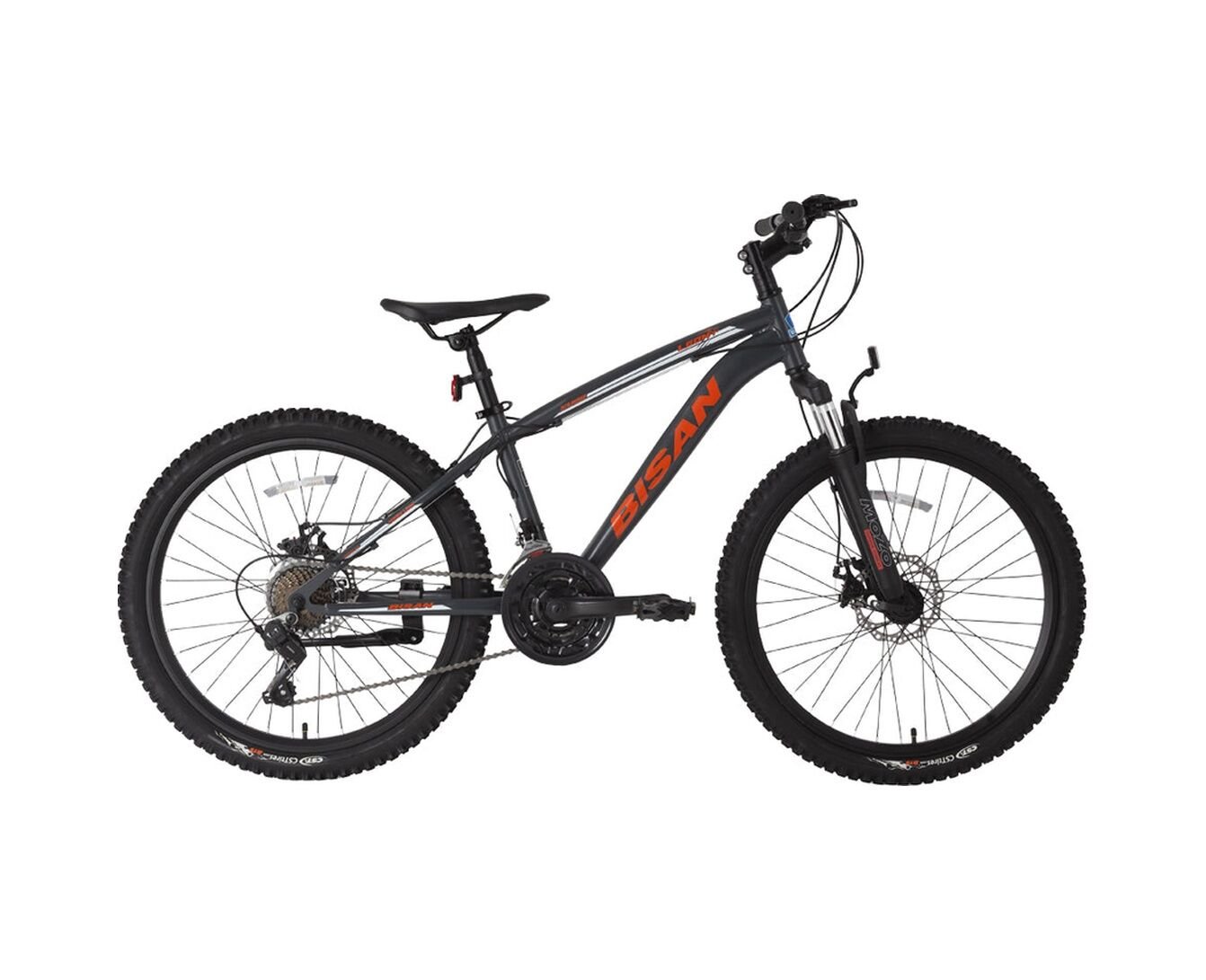 Bisan Leon Disk Fren 34 Cm 24 Jant Gri Turuncu 21 Vites Dağ Bisikleti Blc Standart