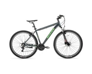 Bisan Atlas Erkek Dağ Bisikleti 43cm Hd 26 Jant 21 Vites Parlak Gri Yeşil Gri