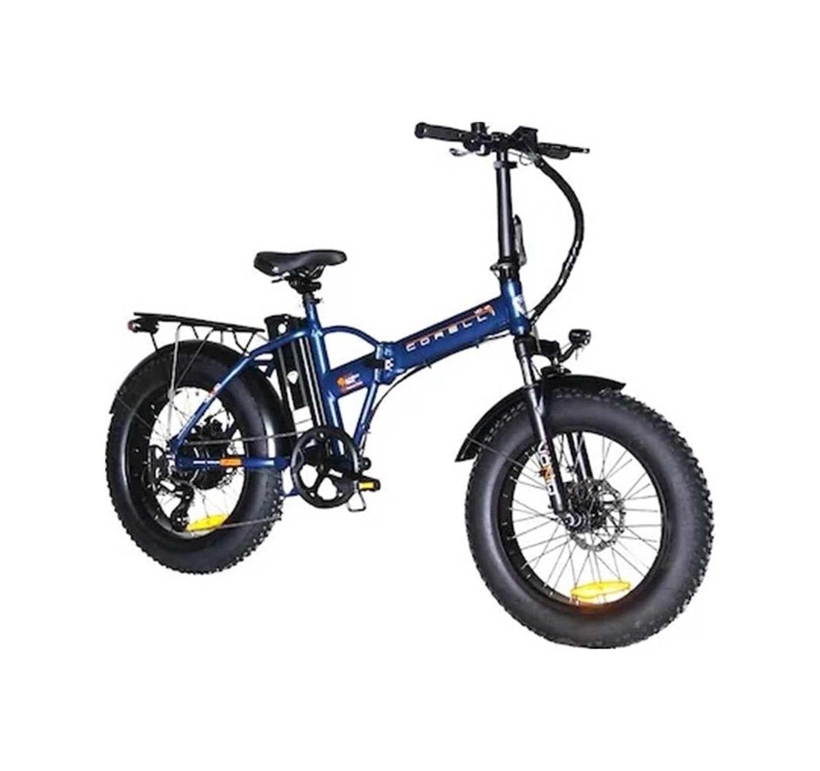 Corelli Vonıq Eco Fat Bıke Elektrikli Katlanır Bisiklet 42cm Md 20 Jant 7 Vites Navy Blue Lacivert