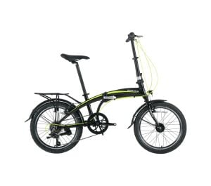 Bisan FX 3500 TRN V 20'' J 7 Vites 33 CM Kadro Katlanır Bisiklet Sarı - Siyah